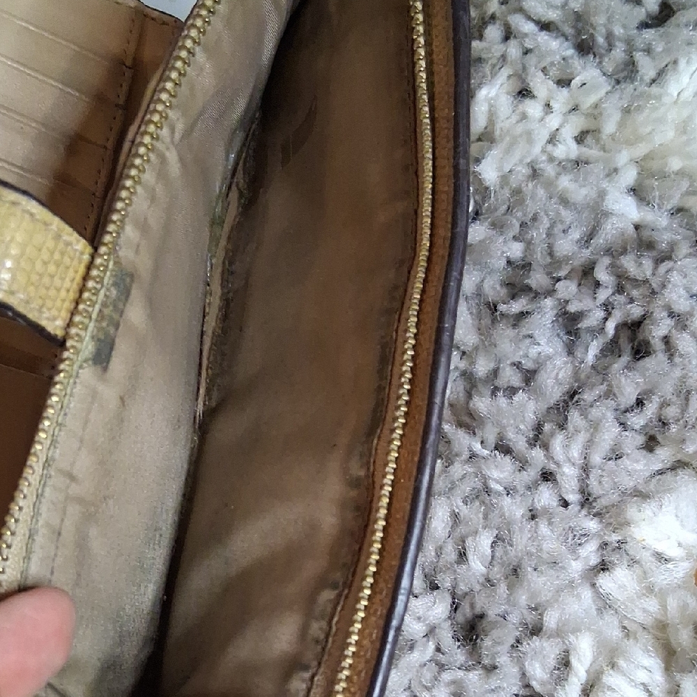 Coach Metallic Gold Women's Wallet - Picture 6 of 6